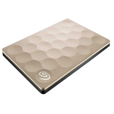 Внешний жесткий диск Seagate USB 3.0 1 Тб STEH1000201 Ultra Slim 2.5", цвет золото