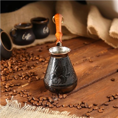 Турка для кофе медная «Ирис», 0,3 л