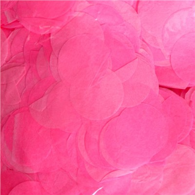 Наполнитель для шара, конфетти розовое, 100 г, 2,5 см