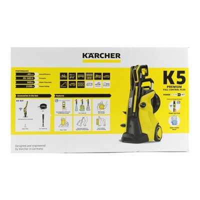 Мойка автомобильная Karcher К 5 Premium Full Control Plus, 145 бар, 500 л/ч