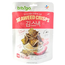 Чипсы из водорослей острые Bibigo, Корея, 20 г