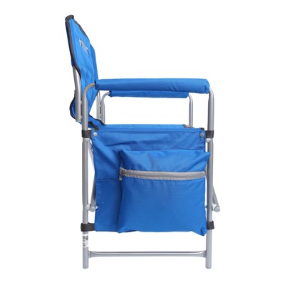 Кресло складное КС2, размер 490х550х820 мм, цвет синий