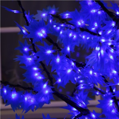Светодиодное дерево «Клён» 2 м, 900 LED, постоянное свечение, 220 В, свечение синее