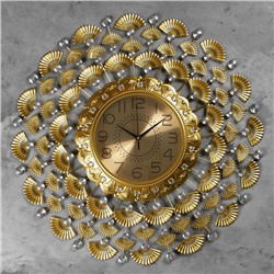 Часы настенные, серия: Ажур, "Морубио", плавный ход, 70 х 70 см, d=24 см