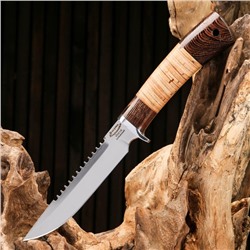 Нож охотничий "Сокол-1" сталь - 95х18, рукоять - венге / береста