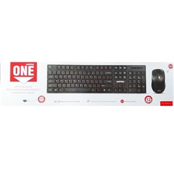 Комплект клавиатура+мышь мультимедийный Smartbuy ONE 240385AG черный