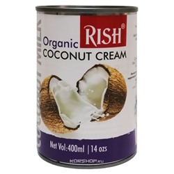 Органические кокосовые сливки 20-22% жирности Rish, Шри-Ланка, 400 мл Акция