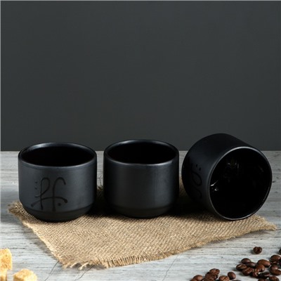 Чайный набор "Иероглиф", 5 предметов, чайник 1 л, чашки 150 мл