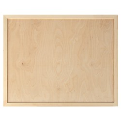 Планшет деревянный, с врезанной фанерой, 40 х 50 х 3,5 см, глубина 0.5 см, сосна