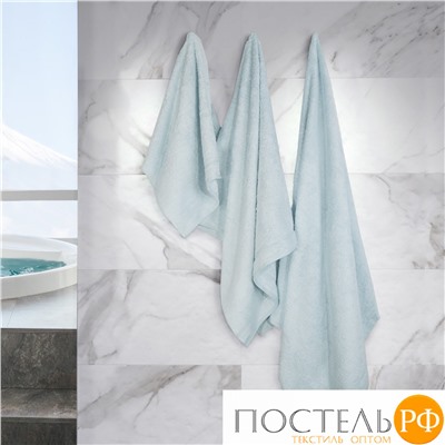 Набор бамбуковых полотенец SleepIX BB Towels Цвет: White Blue (70х150 см  50х100 см)