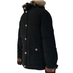 Размер 44. ​Современная утепленная мужская куртка Adrian черного цвета.