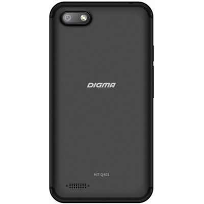 Смартфон Digma HIT Q401 Black, 8Gb, 2sim, 4" TN, 800х480, 2Mp, черный