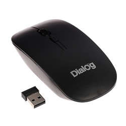 Мышь Dialog Pointer MROP-02U, беспроводная, оптическая, 1600 dpi, USB, черная