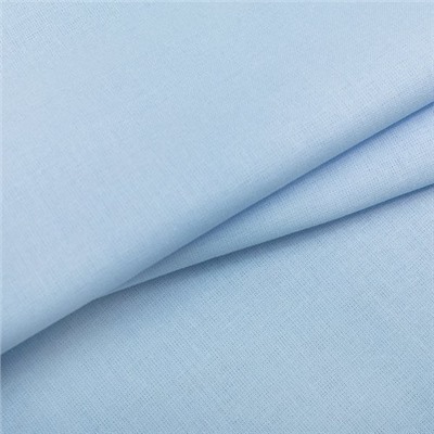 Ткань на отрез бязь ГОСТ Шуя 150 см 17800 цвет бледно-голубой
