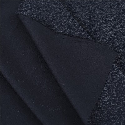 Ткань на отрез дублерин трикотажный стрейч 150 см 60 гр/м2 цвет черный