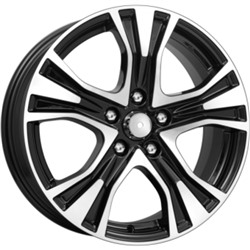 Диск литой K&K RAV-4-A4 (КС673) 7x17 5x114.3 ET39 d60.1 алмаз чёрный Арт.63565