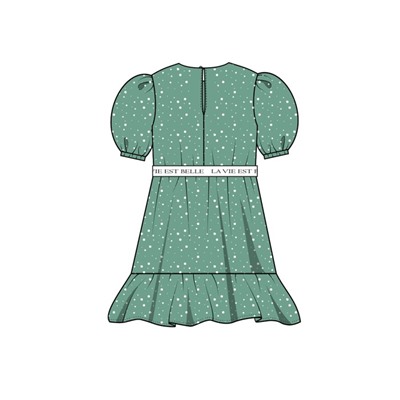 Платье текстильное для девочек, рост 152 см