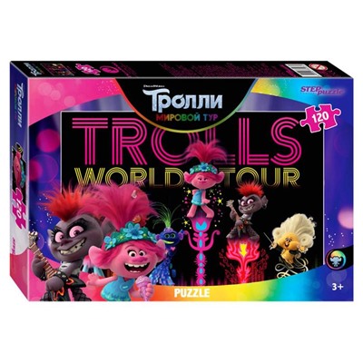 Пазл Trolls-2, 120 элементов, МИКС