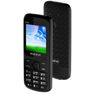 Сотовый телефон Maxvi C15 Black
