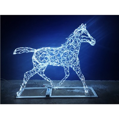 Светодиодная фигура «Лошадь», 150 × 150 × 75 см, 100 Вт, 220 В