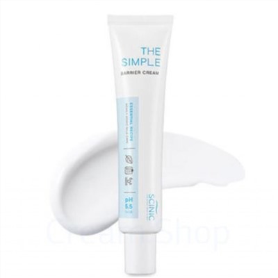 SCINIC Слабокислотный успокаивающий крем The Simple Barrier Cream (40 мл)