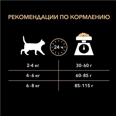 Сухой корм Pro Plan для кошек 7+ с чувствительным пищеварением,  индейка, 3 кг