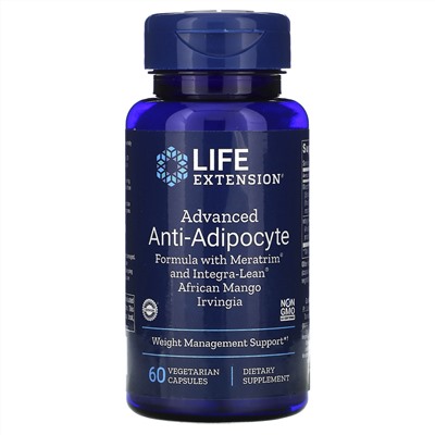 Life Extension, Advanced Anti-Adipocyte, 60 Vegetarian Capsules