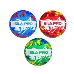 Silapro. Мяч футбольный 22см, 5 р-р, 3сл, PU 3.0мм, 380г (+-10%) 133-039