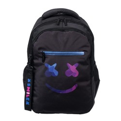 Рюкзак молодежный, Hatber, Basic, 41x30х15 см, Smile