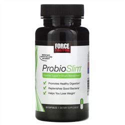 Force Factor, ProbioSlim, Digestive Support + Weight Management, 60 Capsules