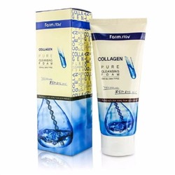FarmStay Collagen Pure Cleansing Foam Пенка для умывания с коллагеном, 180 мл