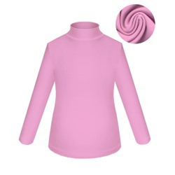 Розовая водолазка для девочки 80124-ДО17