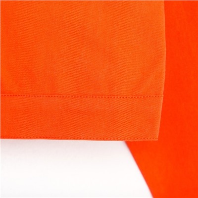 Рубашка для девочки джинсовая, укороченная KAFTAN, размер 30 (98-104 см), цвет оранжевый