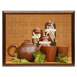 Картина "Чайная церемония"30х40 см (33х43см)