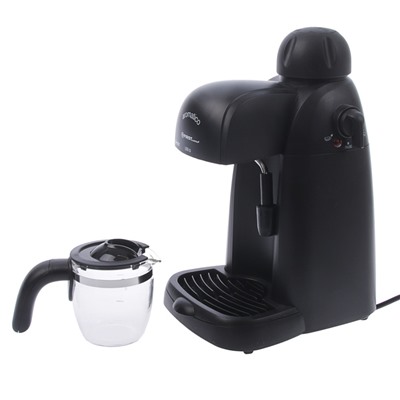 Кофеварка FIRST Espresso FA-5475BK, 800 Вт, 0.35 л, капучинатор, черный