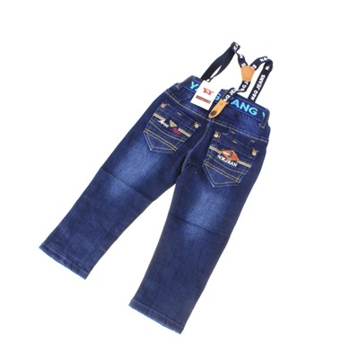 Рост 90-95. Детские джинсы Sock_Jean цвета темного индиго.