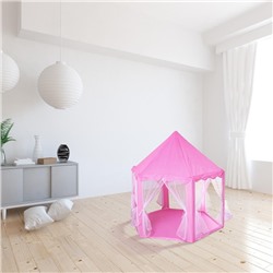 Палатка детская игровая «Шатер» розовый 140×140×135 см