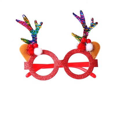 Карнавальные очки «Рожки», цвета МИКС