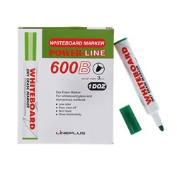 Маркер для доски 3.0 мм, Line Plus 600B, зелёный