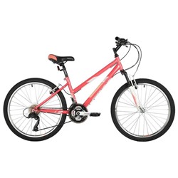 Велосипед 24" Foxx Salsa, цвет розовый, размер рамы 14"