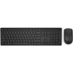 Комплект клавиатура и мышь Dell KM636, беспроводной, мембранный, 1000 dpi, USB, черный