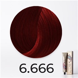Крем-краска аммиачная 6.666 темный карминово-красный Life Color Plus Farmavita 100 мл
