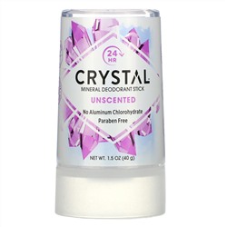 Crystal Body Deodorant, минеральный дезодорант-карандаш, без запаха, 40 г (1,5 унции)