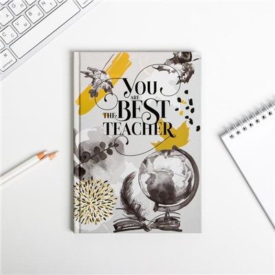 Ежедневник в подарочной коробке You the BEST TEACHER, 80 листов