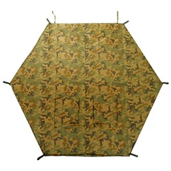 Пол для зимней палатки, 6 углов, 180 × 180 см, цвета микс