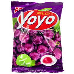 Желейные конфеты с фруктовым соком Виноград YoYo, Таиланд, 80 г