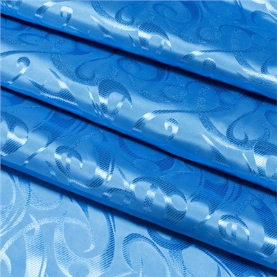 Портьерная ткань 150 см на отрез 20 цвет синий