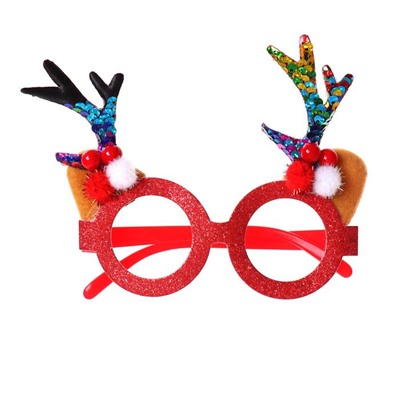 Карнавальные очки «Рожки», цвета МИКС