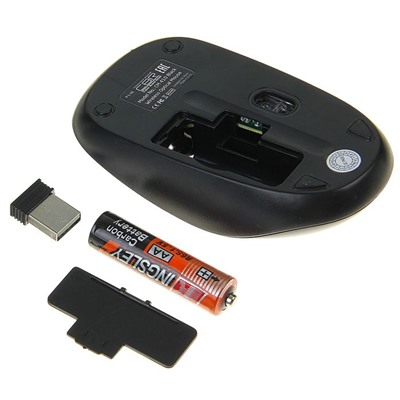 Мышь CBR CM-410 Black, беспроводная, оптическая, 1200 dpi, USB