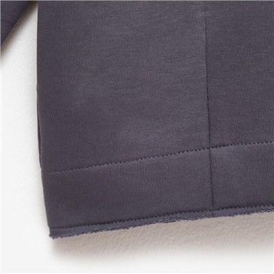 Костюм детский (свитшот, брюки) MINAKU цвет серый, рост 128
